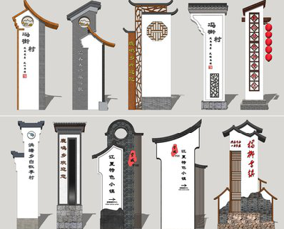 寿县美丽乡村标识标牌有哪些分类？