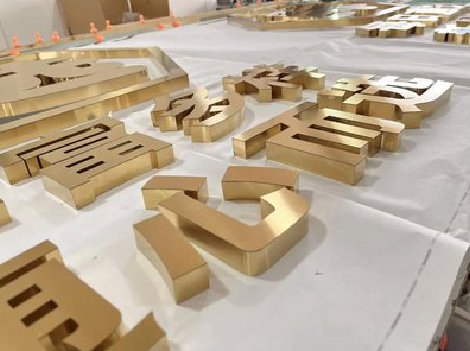 寿县拉丝不锈钢字的特点。